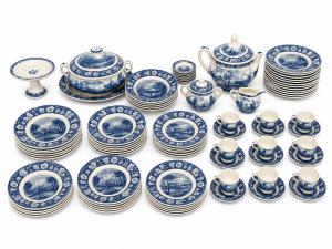 Dinner service “Thames River Scenes” – Palissy Pottery England